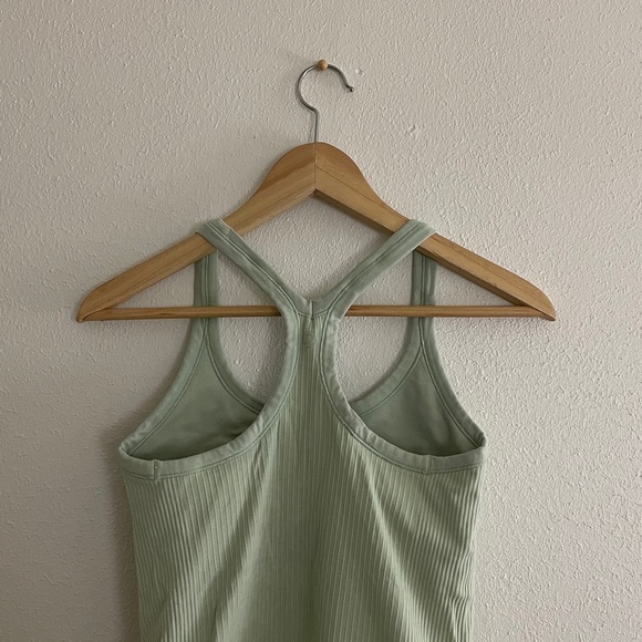 Lululemon Racerback Tank Ribbed Crop Sports Top - Picture 6 of 14